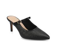 Tiffee Mule Black Raffia view