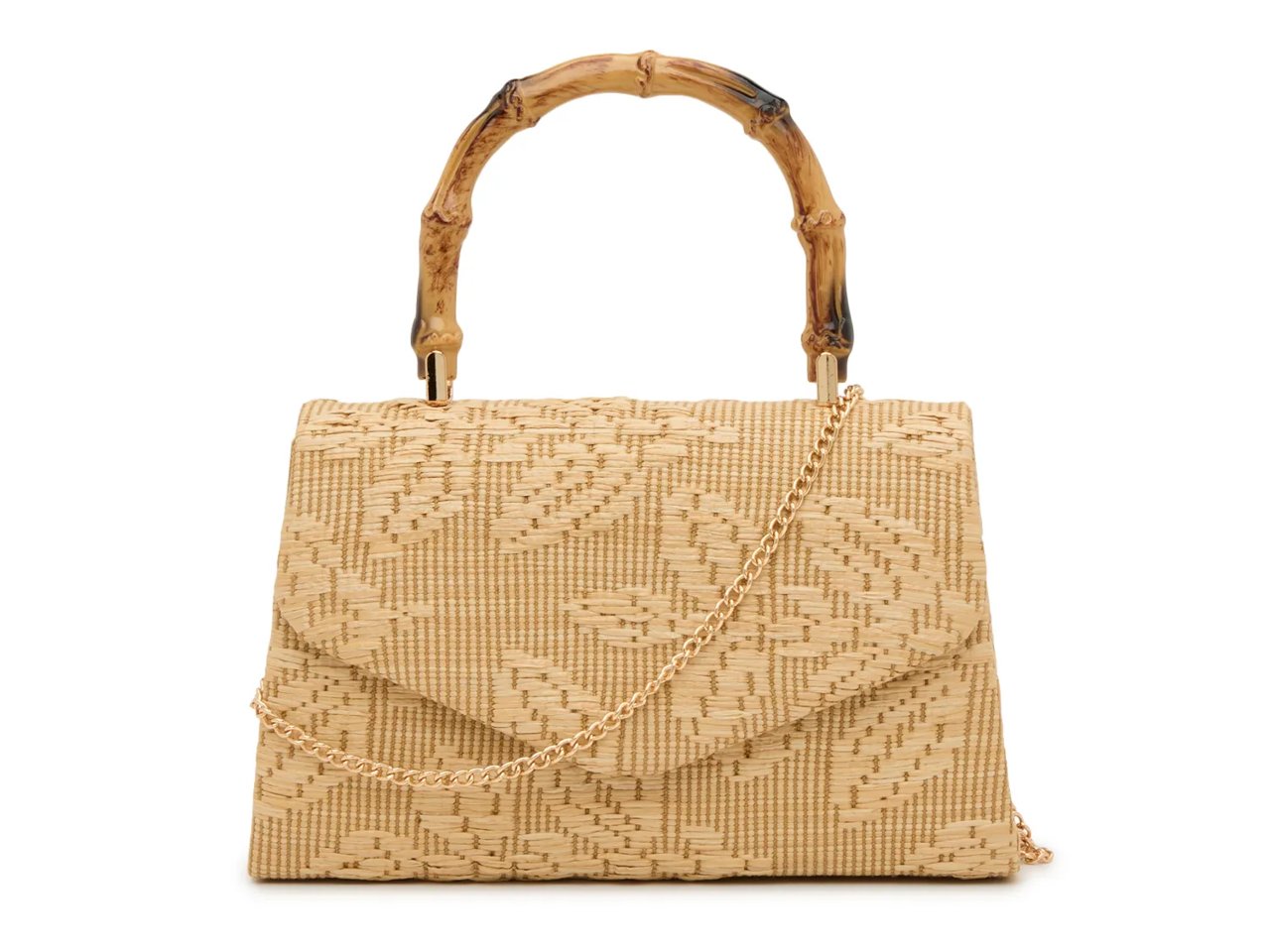 Bamboo Handle Satchel