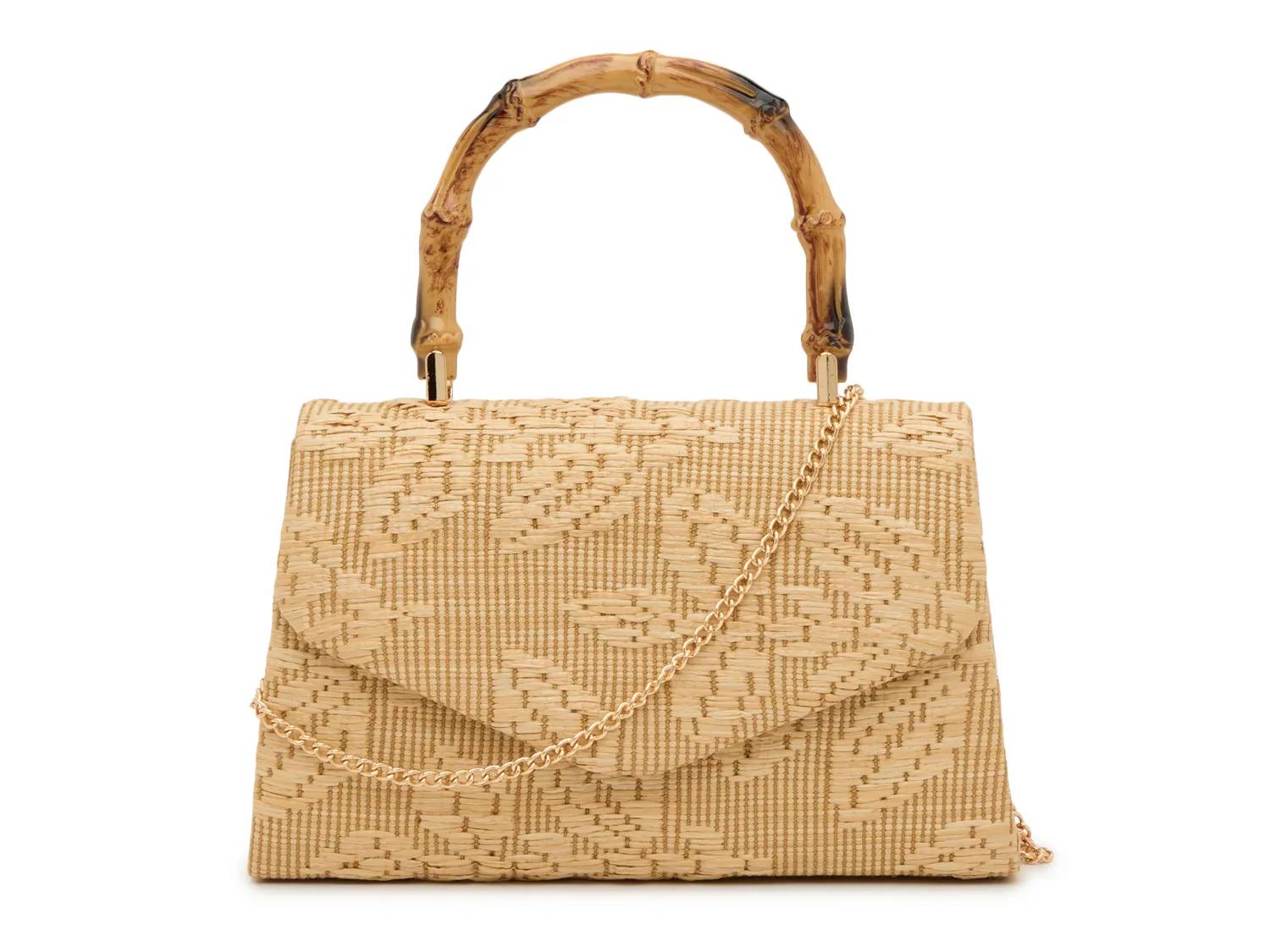 Bamboo Handle Satchel