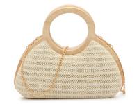 Wood Handle Clutch Natural Beige view