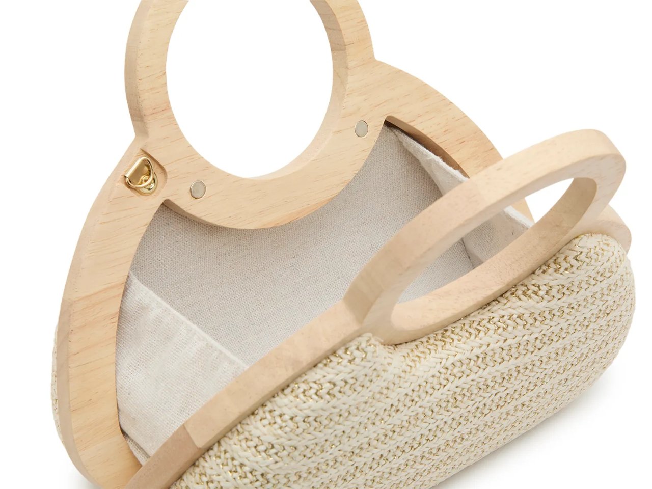 Wood Handle Clutch