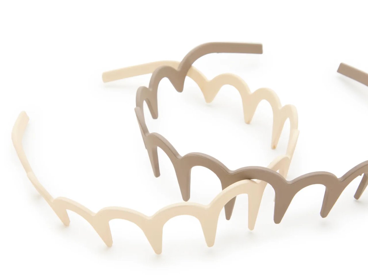 Scallop Comb Headbands - 2 Pack