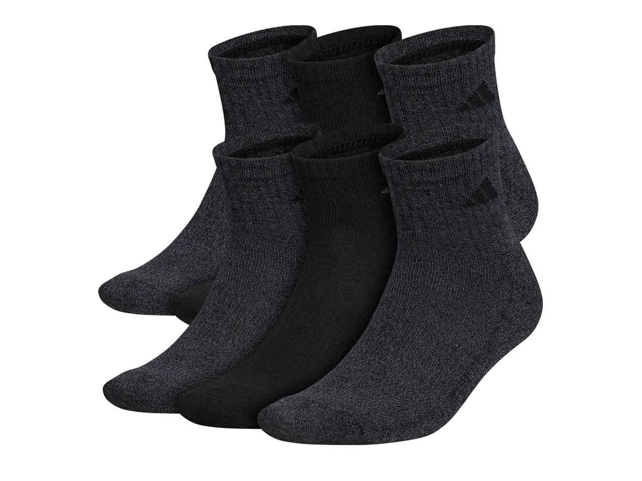 Athletic Cushioned Men's Quarter Socks - 6 Pack