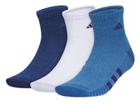 Cushioned 3.0 Color Men's Quarter Socks - 3 Pack Dark Blue view