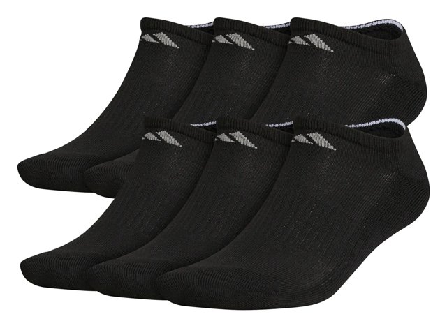 Athletic Cushioned Men's No Show Socks - 6 Pack