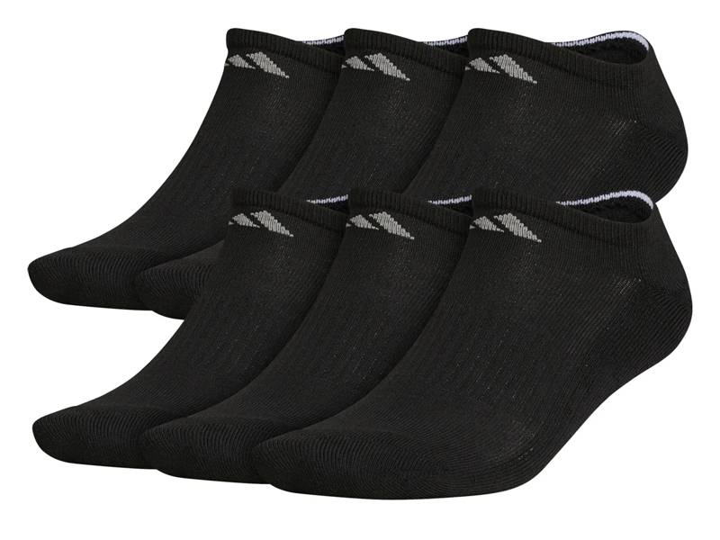 Athletic Cushioned Men's No Show Socks - 6 Pack