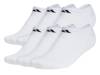 Athletic Cushioned Men's No Show Socks - 6 Pack White view