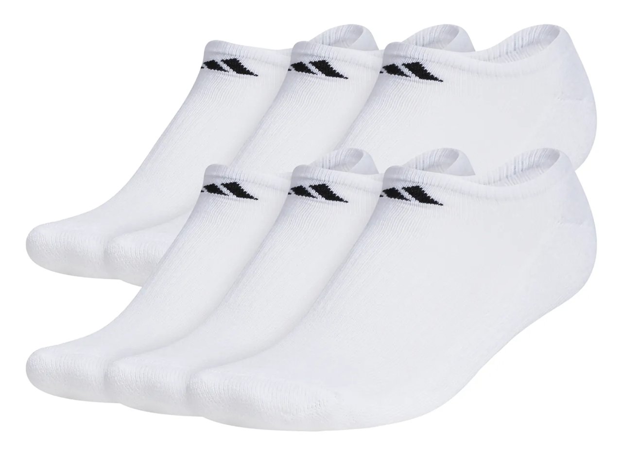 Athletic Cushioned Men's No Show Socks - 6 Pack