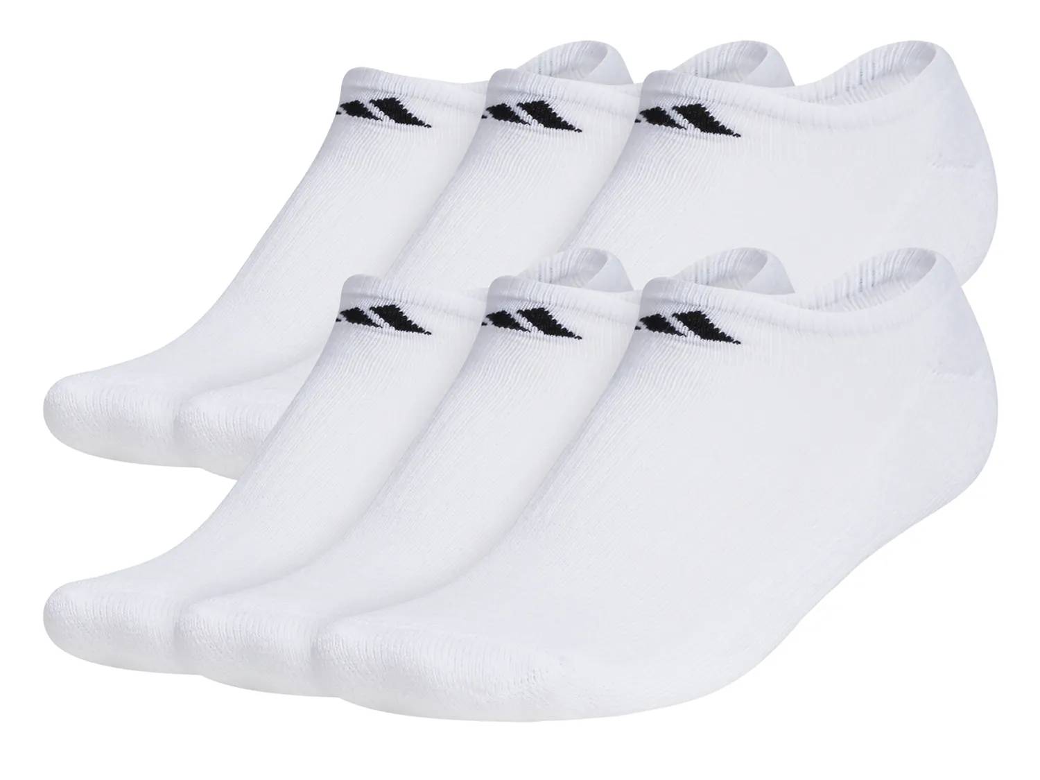 Athletic Cushioned Men's No Show Socks - 6 Pack