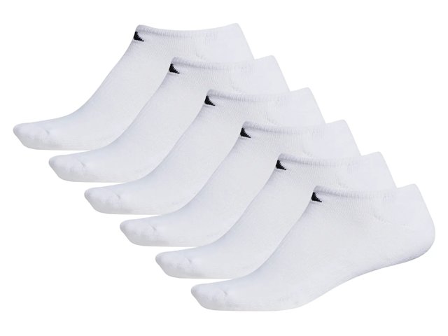Athletic Cushioned Men's No Show Socks - 6 Pack