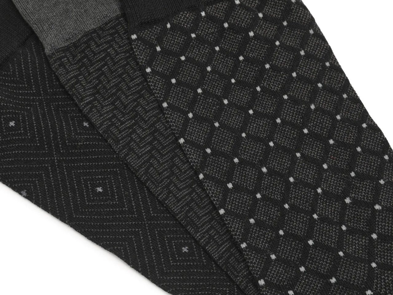 Patterned Men's Crew Socks - 3 Pack