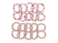 Neutral/Floral Hair Tie Set - 20 Pack Multicolor view