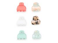 Multicolor Hair Clips - 6 Pack Multicolor view
