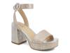 Renee Platform Sandal Silver Metallic view