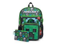 Minecraft Backpack Set Multicolor view