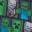 Minecraft Backpack Set Multicolor view