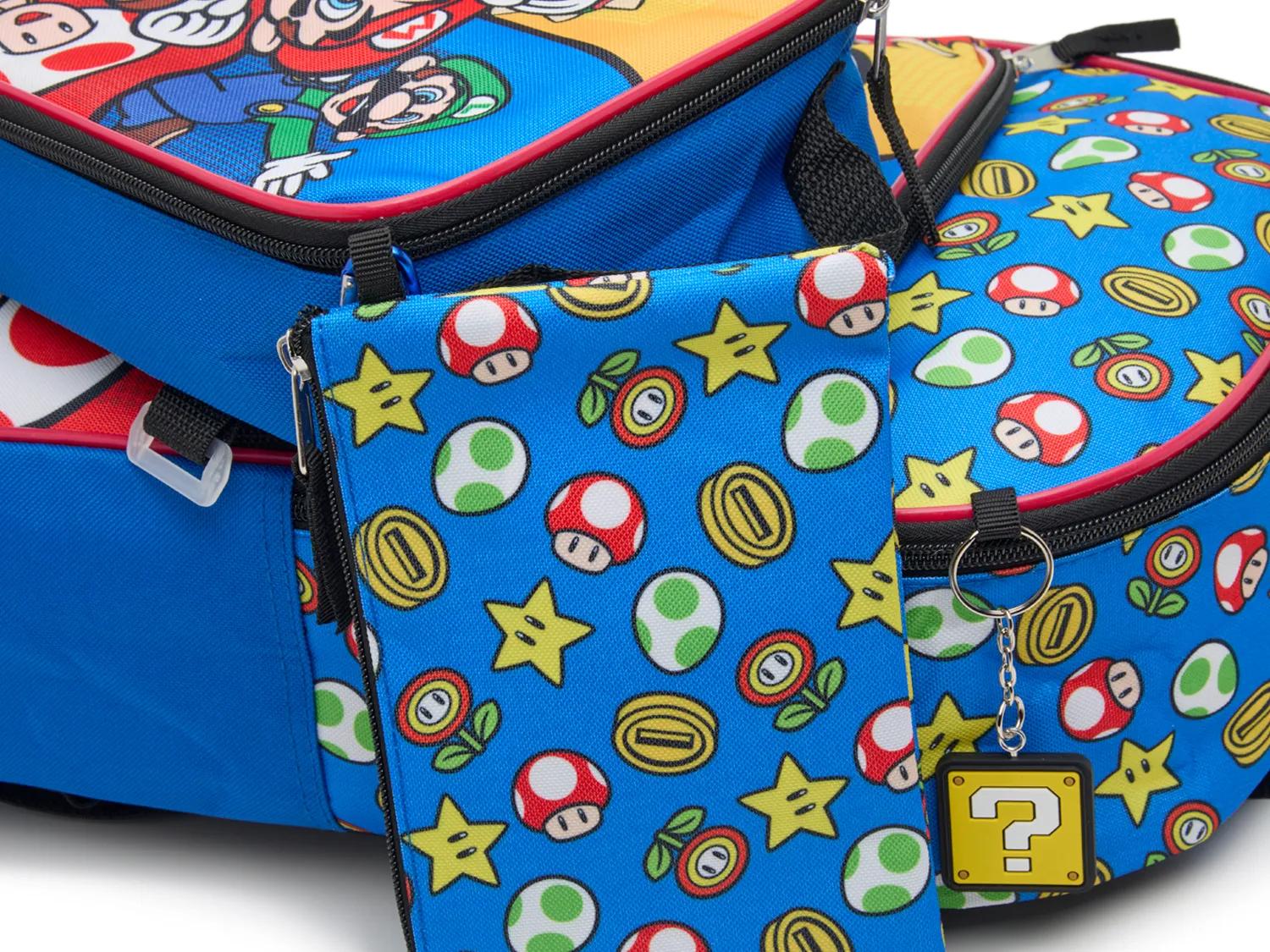 Super Mario Backpack Set