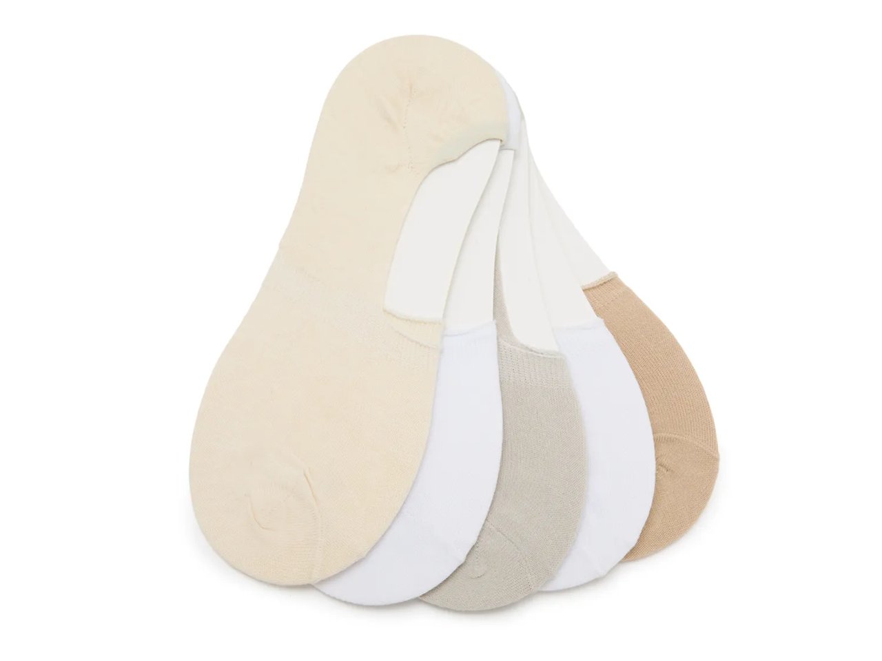Loafer Men's No Show Liners - 5 Pack
