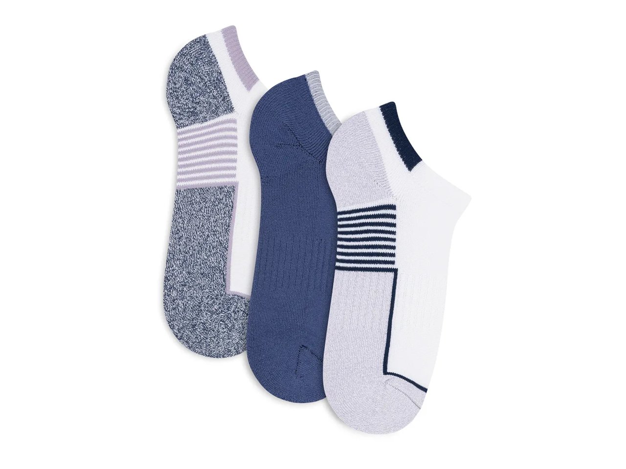 Walking Powder Women's No Show Socks - 3 Pack