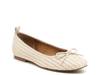 Frankie Ballet Flat Off White view