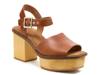 Groove Platform Sandal Taupe view