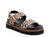 Kel Platform Sandal Brown/Black Leopard Print view