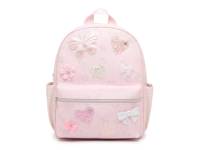 Butterfly Floral Backpack Light Pink view