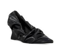 Aicha Wedge Pump Black view