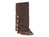 Tinseled Foldover Boot Burnt Orange view