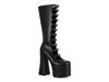 Tomlin Platform Boot Black view