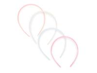 Pastel Lucite Headband Set - 4 Pack Multicolor view