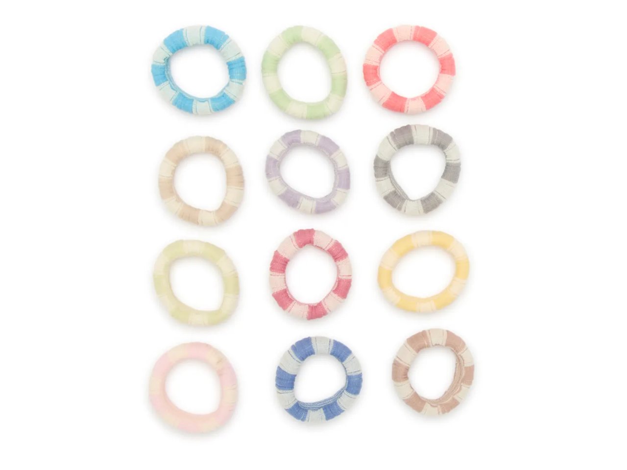 Seamless Hair Tie Set - 12 Pack