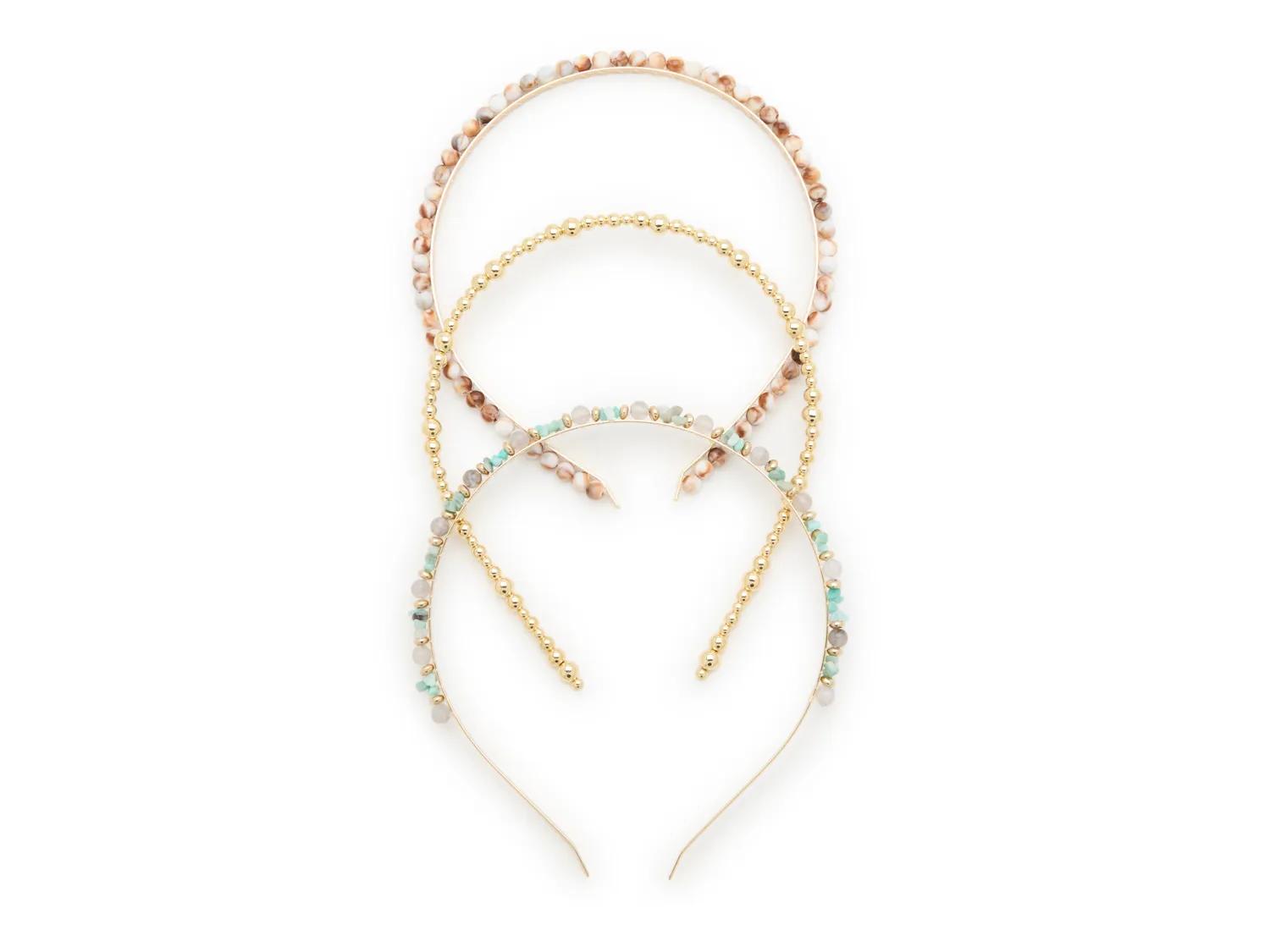 Kelly & Katie Embellished Headband Set 3 Pack | Women's | Multicolor | Size One Size | Hair Accessories