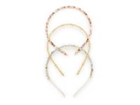 Embellished Headband Set - 3 Pack Multicolor view