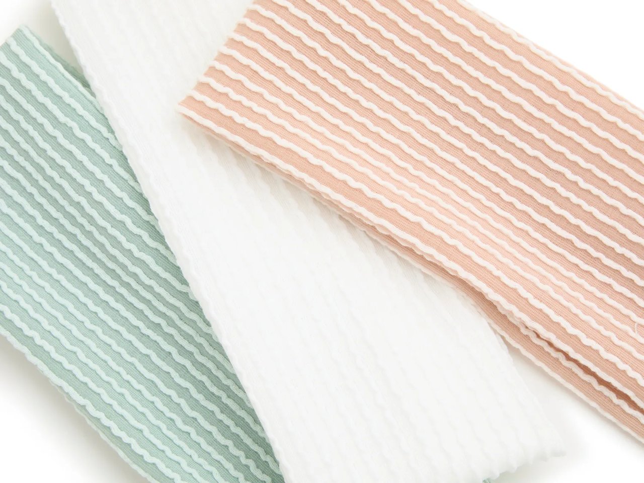 Crinkle Rib Headband Set - 3 Pack