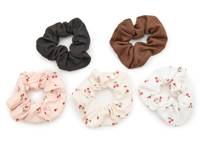 Cherry Scrunchie Set - 5 Pack Multicolor view