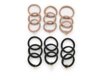 Charm Hair Tie Set - 18 Pack Multicolor view