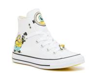 Chuck Taylor All Star Minon High-Top Sneaker - Women's White/Yellow view