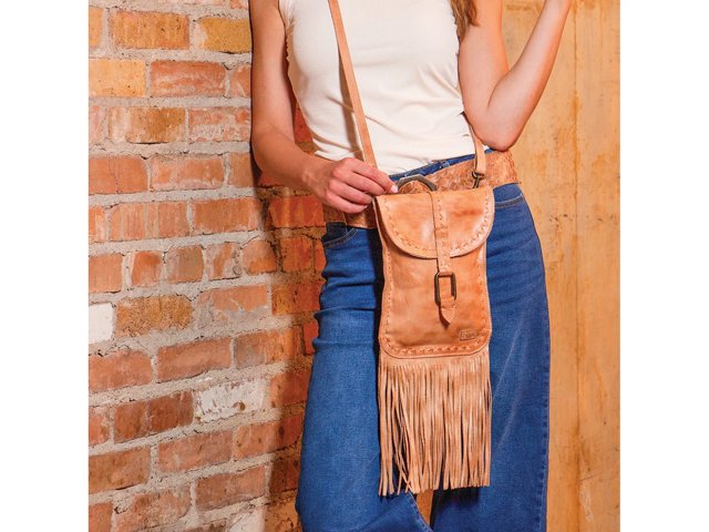 Sandy Lane II Leather Crossbody Bag