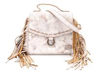 Hidden Leather Satchel Off White view