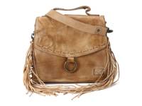 Hidden Leather Satchel Tan view
