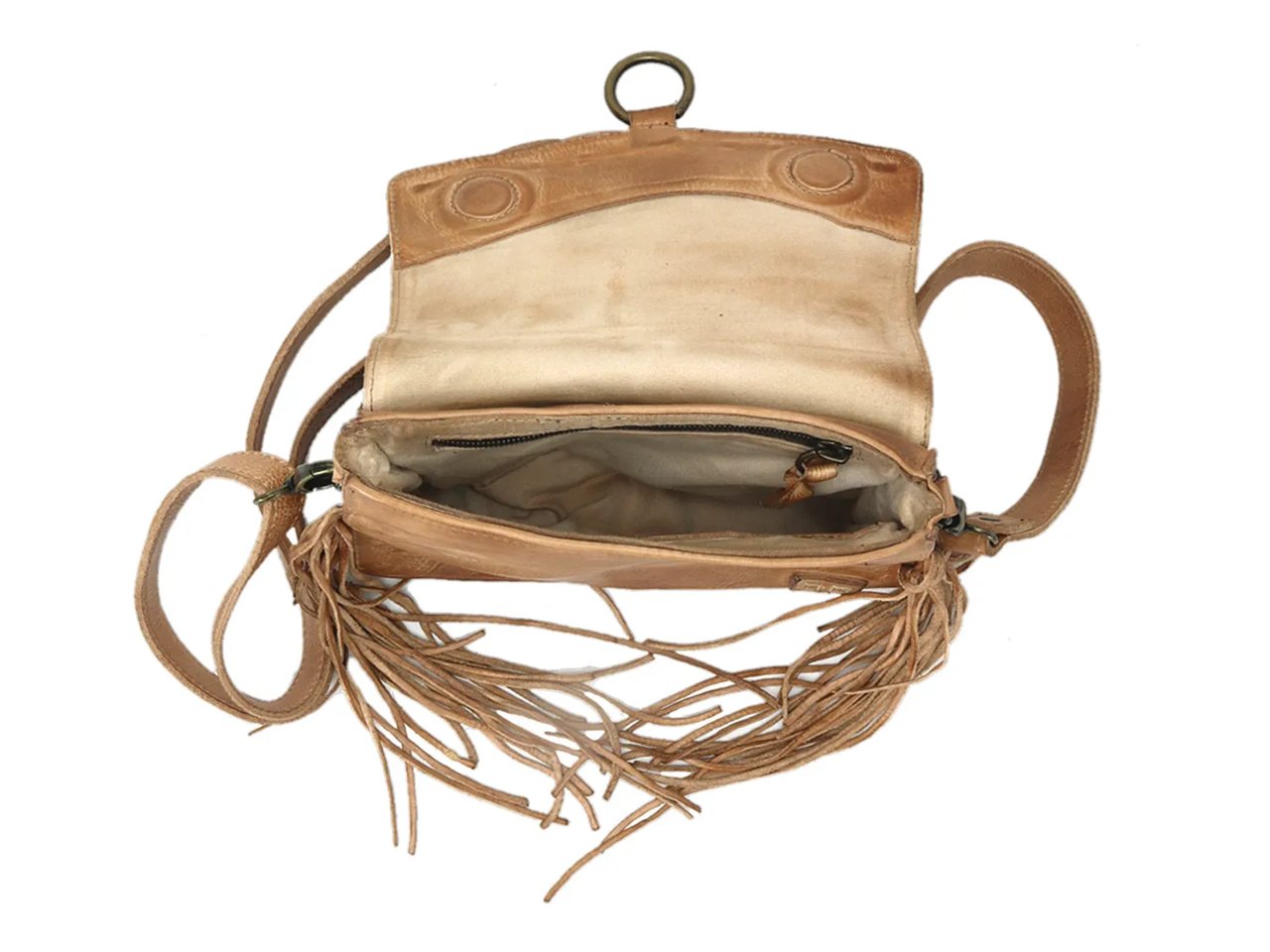 Hidden Leather Satchel