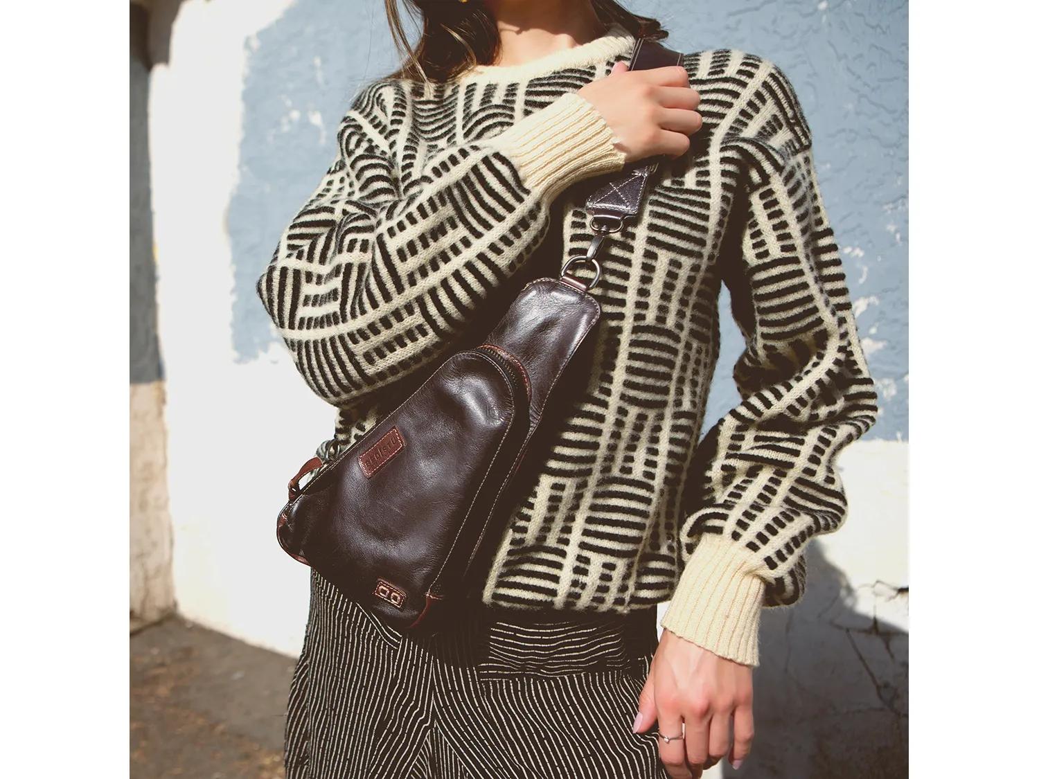 Adept Leather Sling Bag