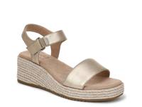 Goldie Espadrille Wedge Sandal Gold Metallic view