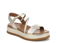 Zayda Platform Sandal Platino view