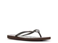 Bermuda Print III Flip Flop Dark Brown view