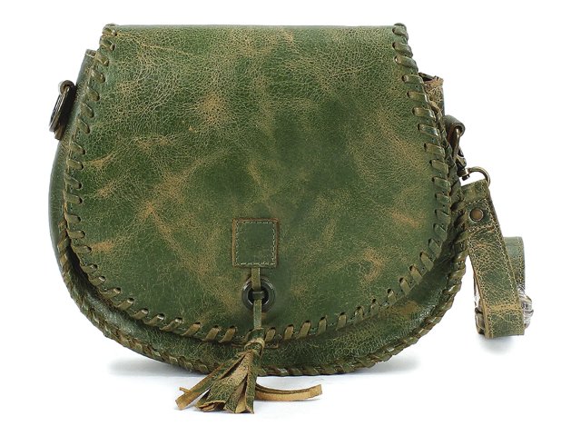 Half Moon Leather Crossbody Bag