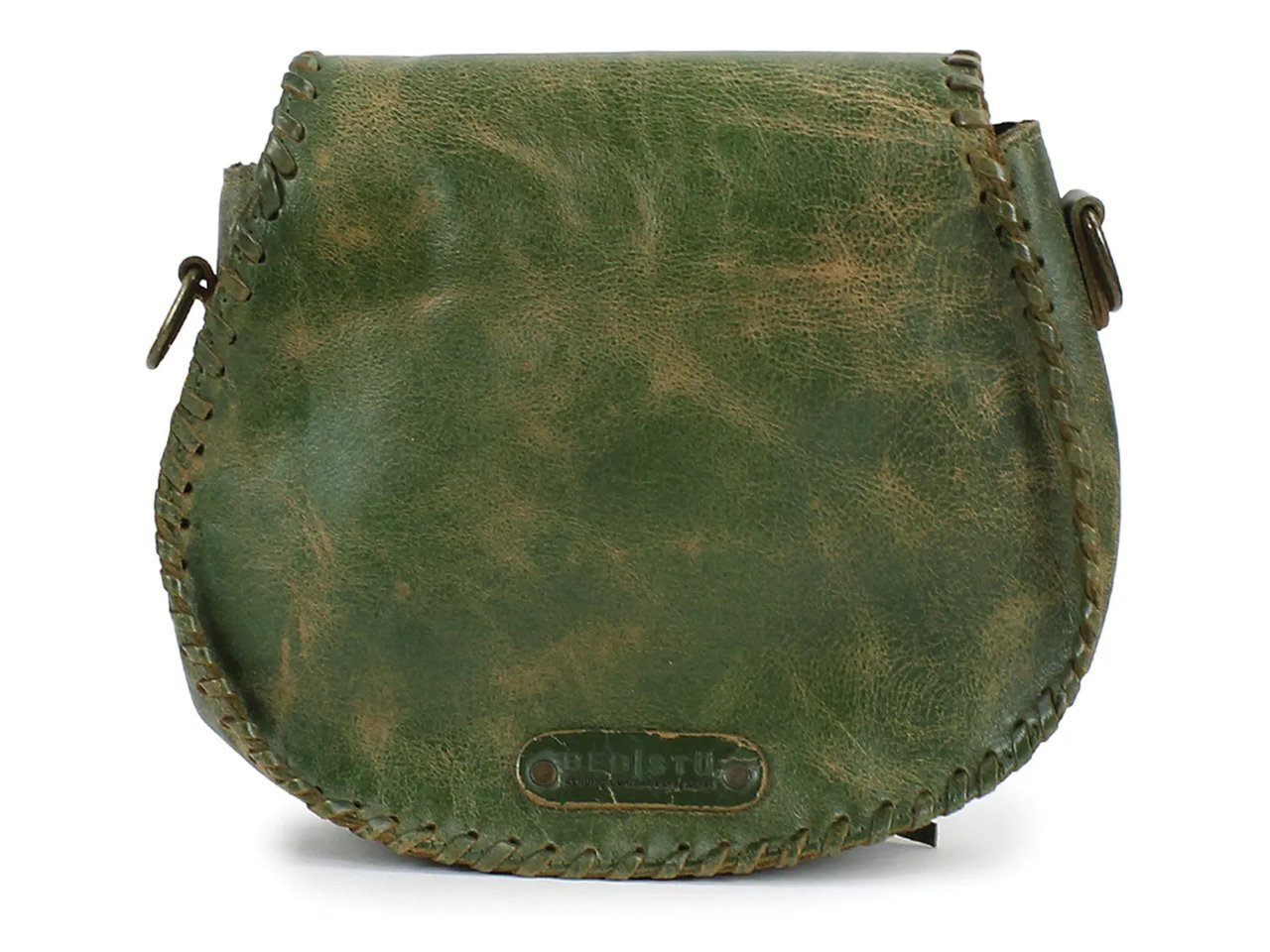 Half Moon Leather Crossbody Bag