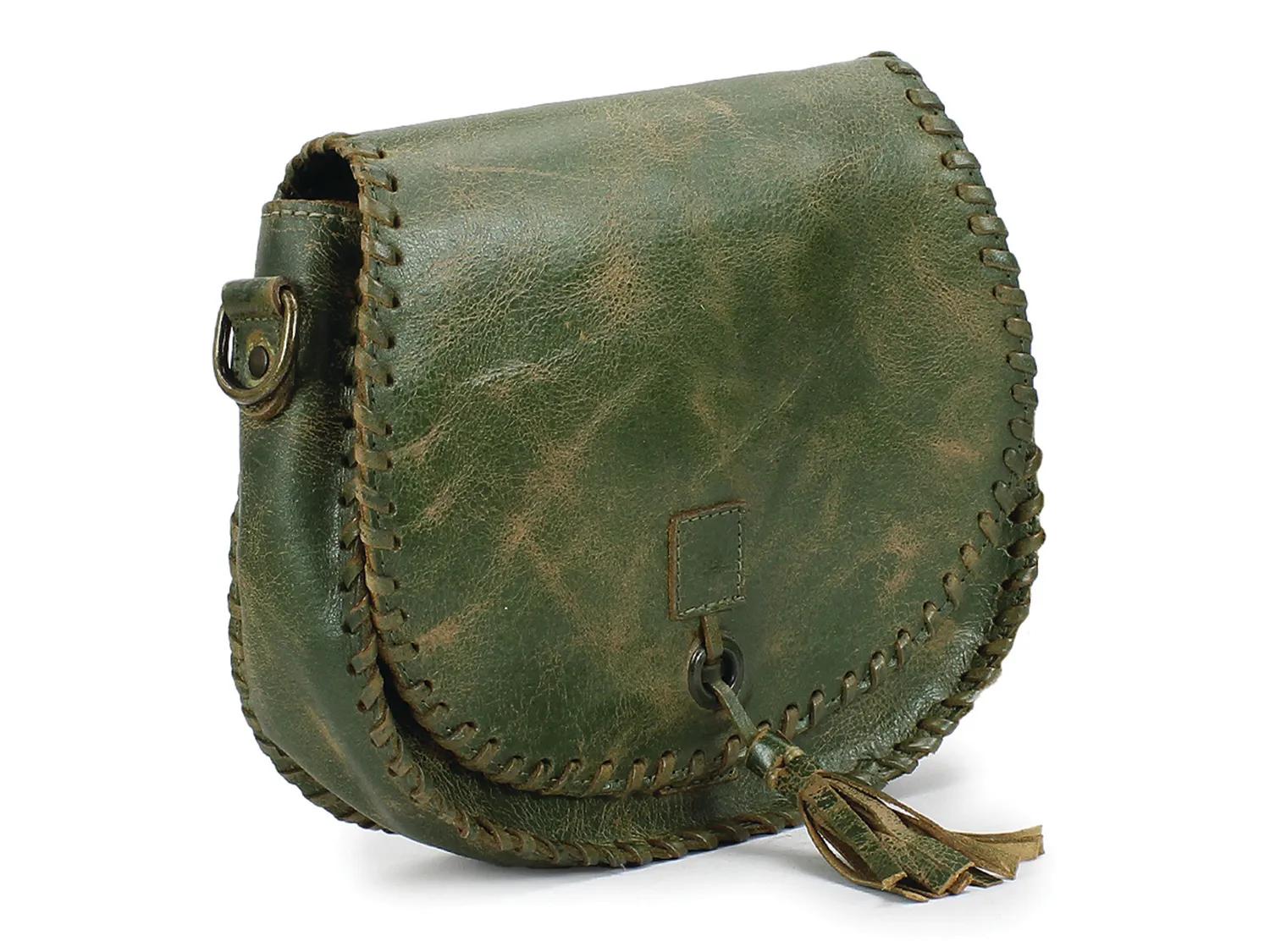Half Moon Leather Crossbody Bag