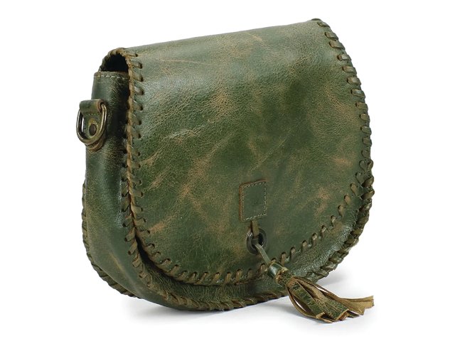 Half Moon Leather Crossbody Bag